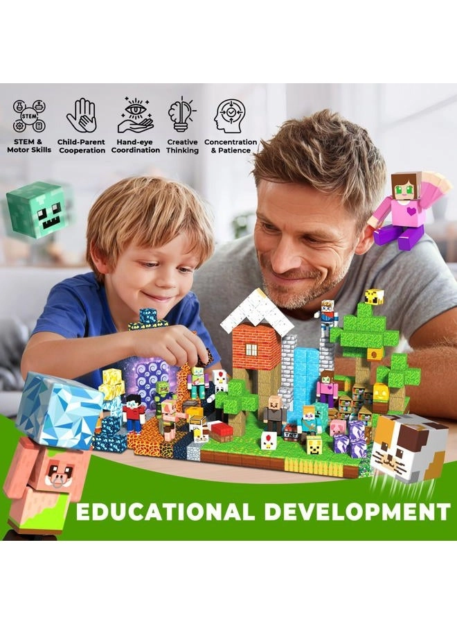 Magnetic Building Blocks - 474 pcs