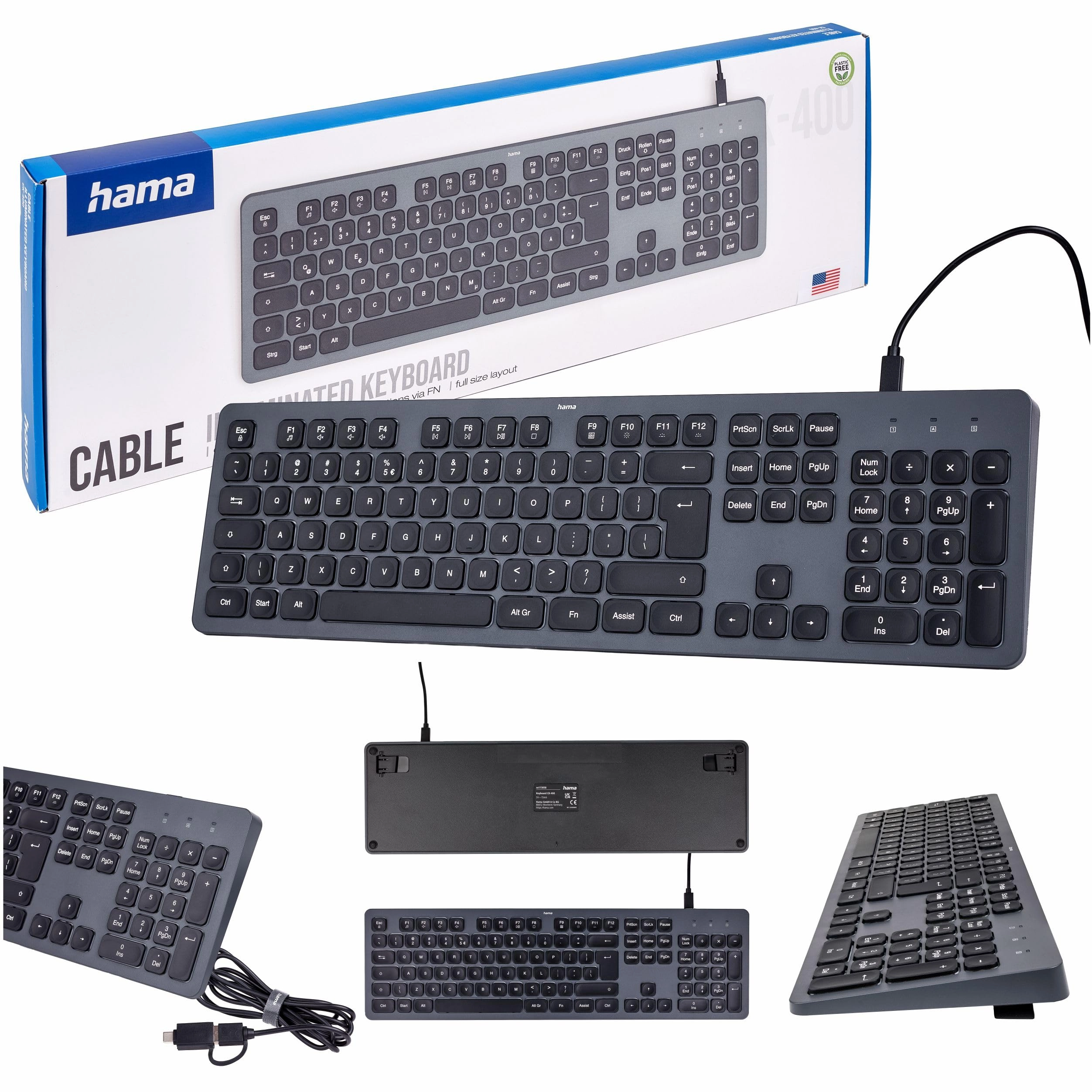 Hama CK-400 - DE Wired