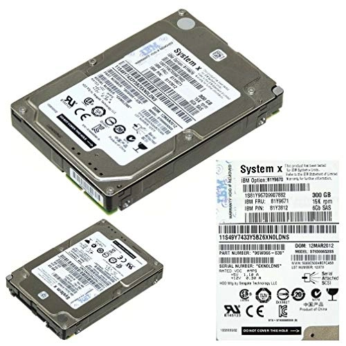 2.5" 15000rpm SAS 6Gb/s (81Y9671) - 300GB