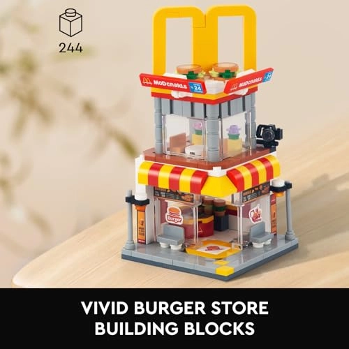 City Street View Burger Shop - 244 pcs
