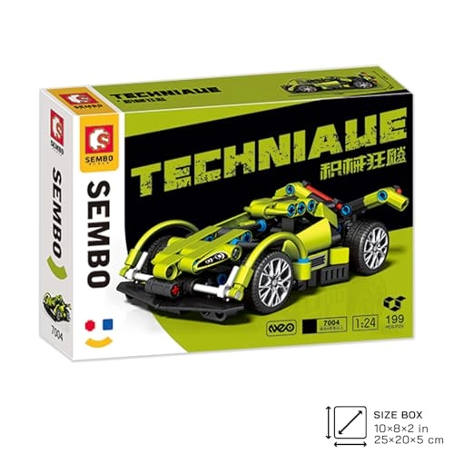 Technic Motorcycle and Car Model Kit - 1 pcs for ages 14+
