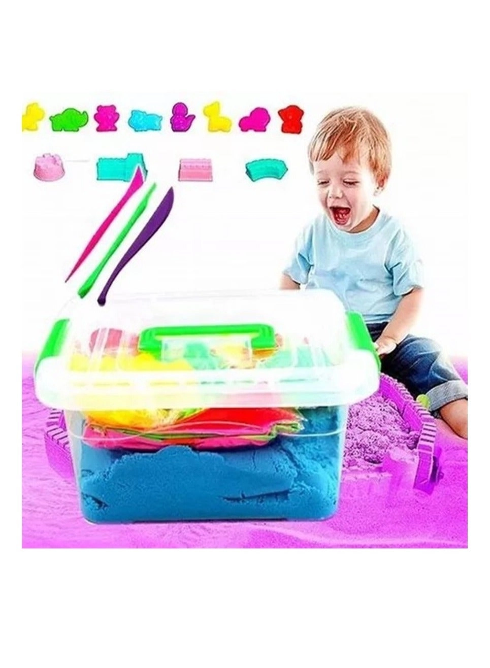 KIKO magic sand toy - compressible stretchable multi-colored