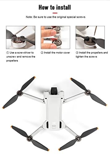 Propeller Blade Motor Protection Cover - 1Set Lightweight Plastic