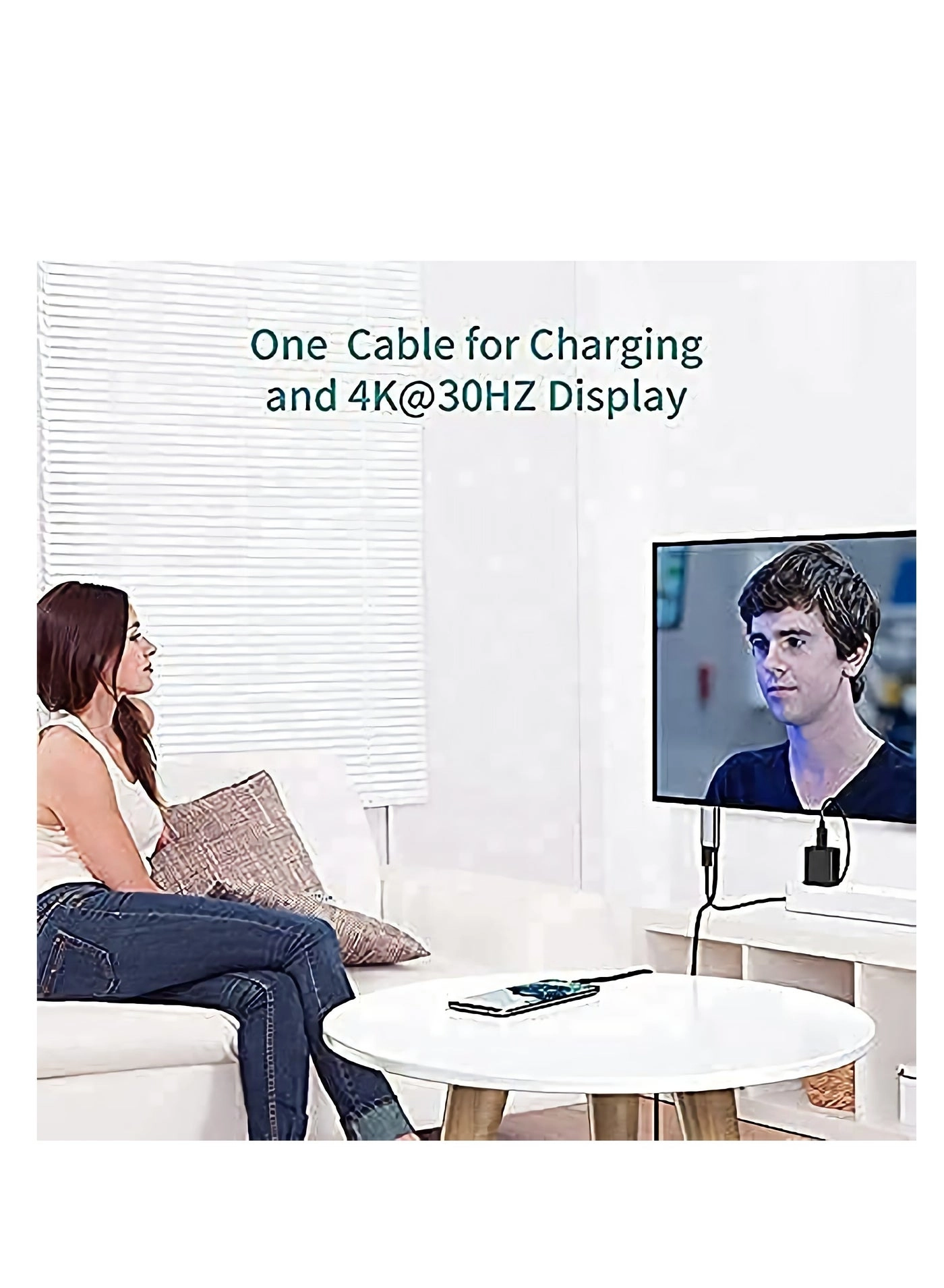 USB Type C to HDMI Conversion Cable - 1.8m