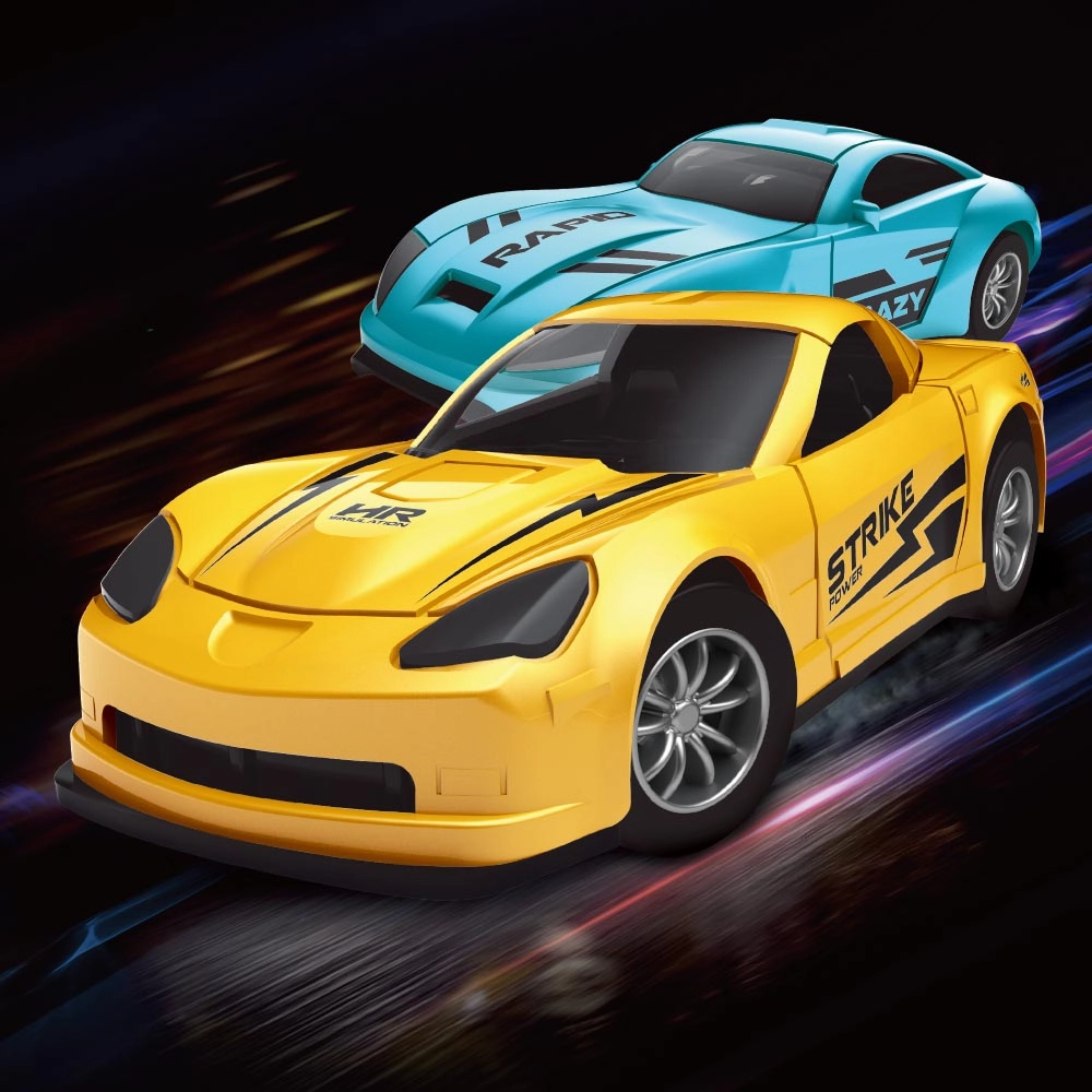 Slide Die Cast Toy Car Play Set - 8pcs