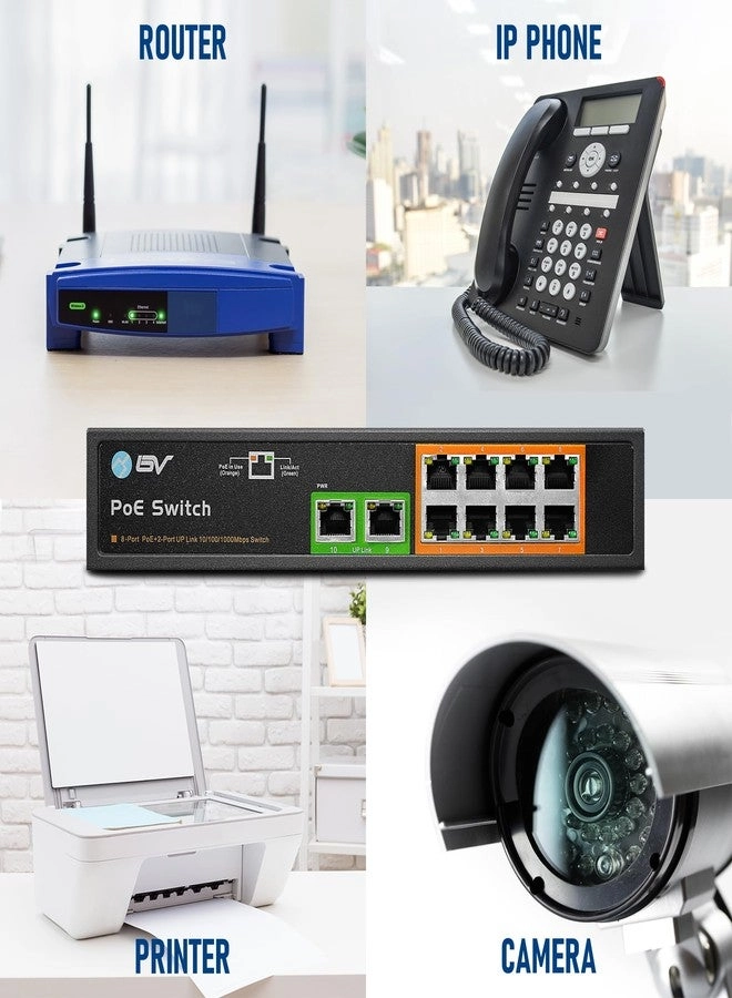 POE-SW802G - 10-ports