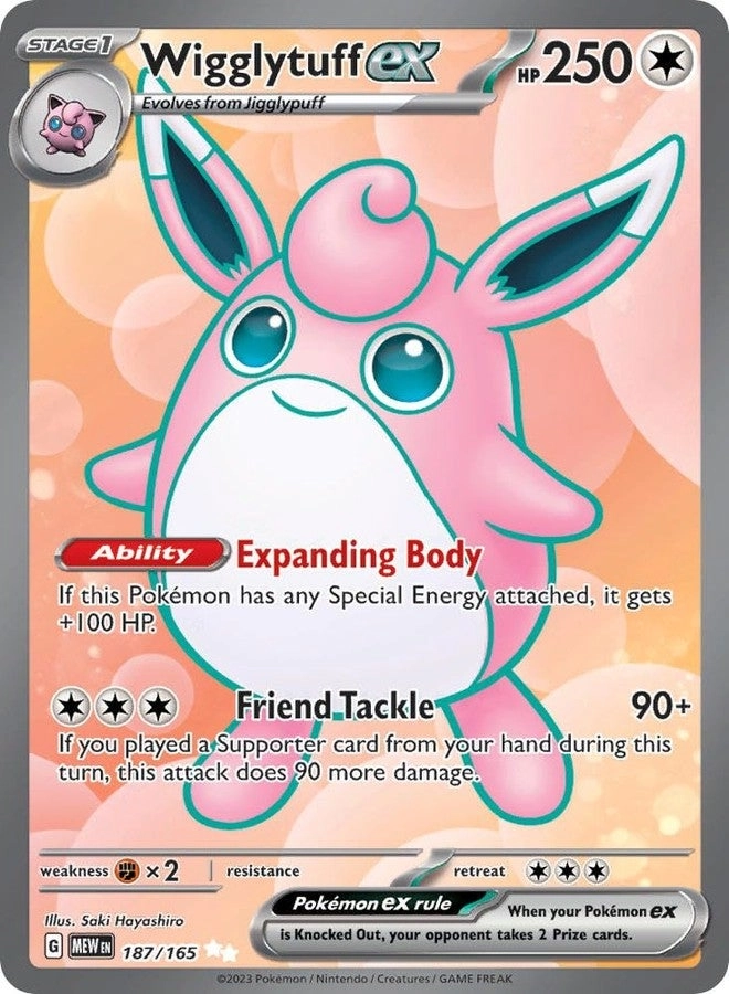 Pokémon Wigglytuff ex 187/165