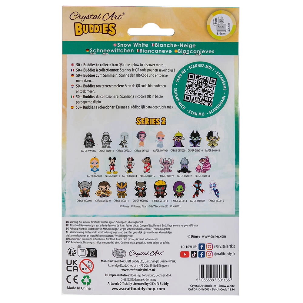 Crystal Art Buddy - Snow white