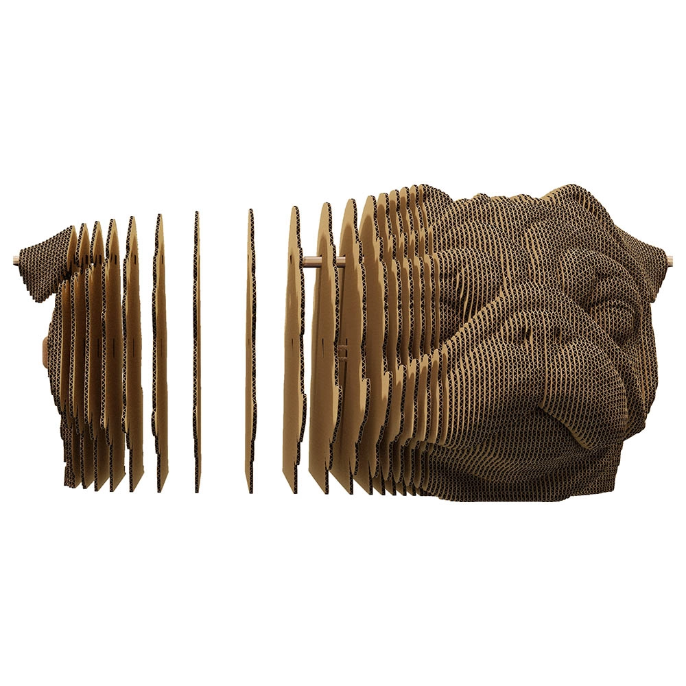 Pug 3D Puzzle (7529-CARTPUG) - 96 pcs