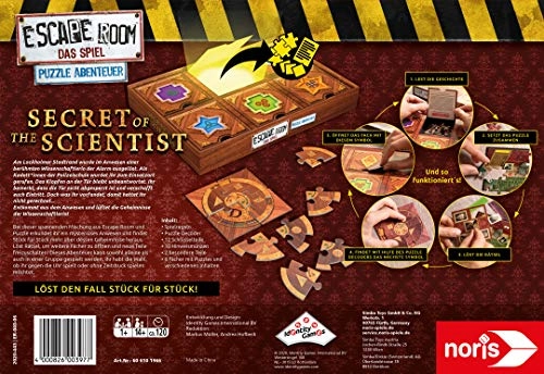 Escape Room Secret of the Scientist Puzzle (606101966) - 12 pcs