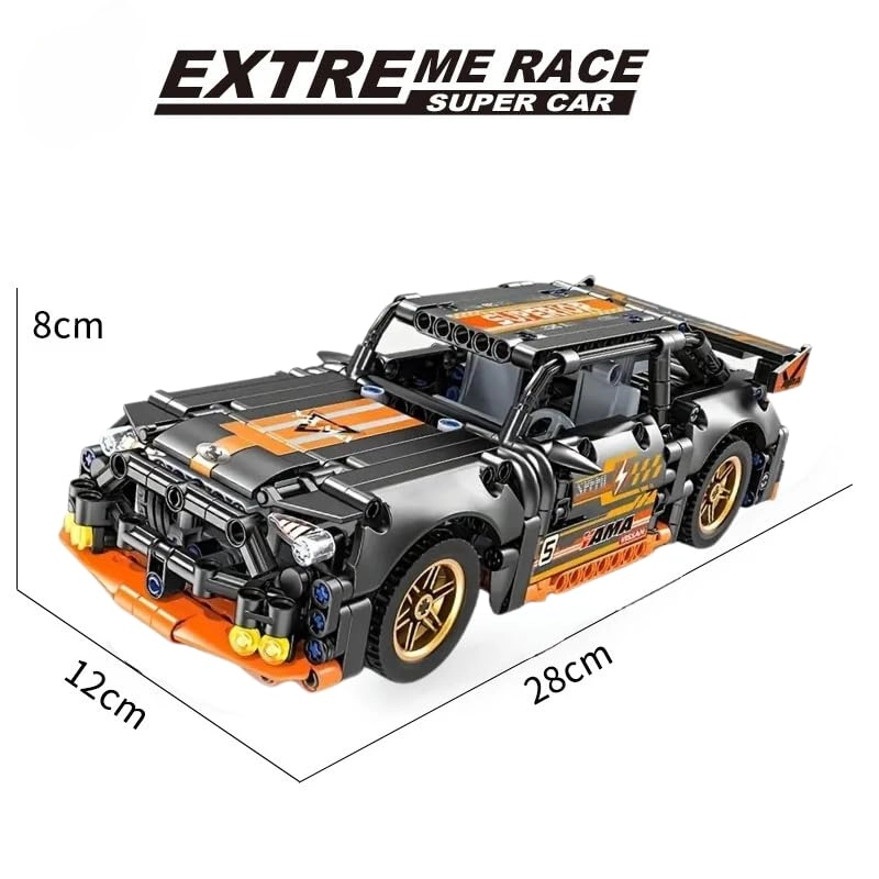 Sports Racing Car Kit - 520 pcs
