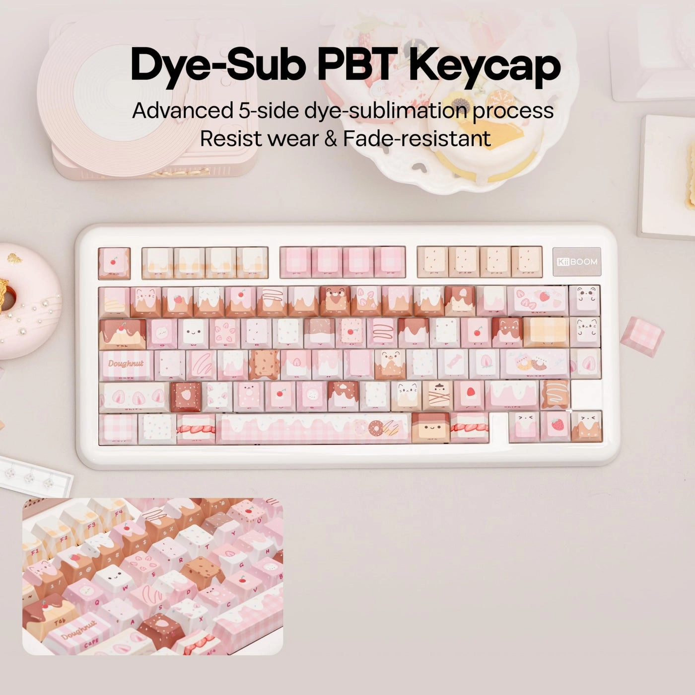 Dough Fluff Keycap Set