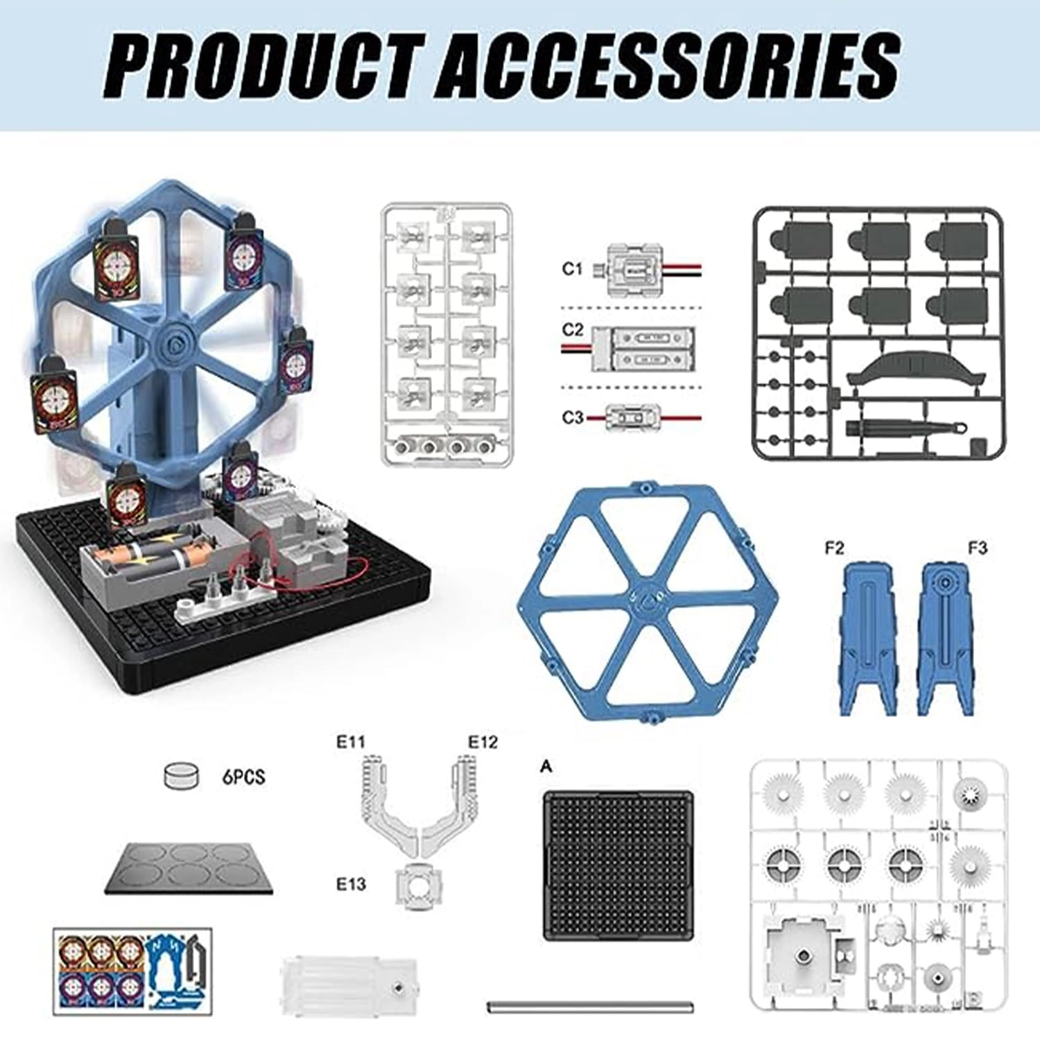 Educational Science Kit Electronics - 8-12 years 67 pieces