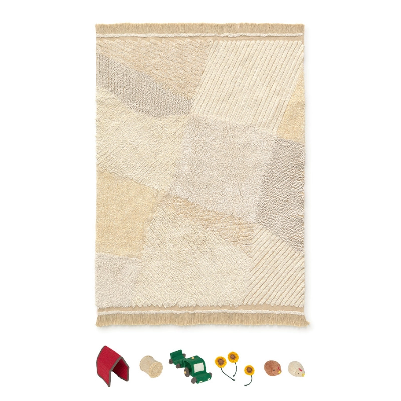 Lorena Canals Washable Play Rug - Farm Fields 0 month