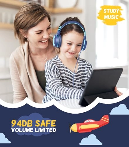 USB Type C Kids Headphones Wired Headphone