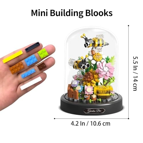 Flower Bouquet Bee Building Set (HH984) - Floral