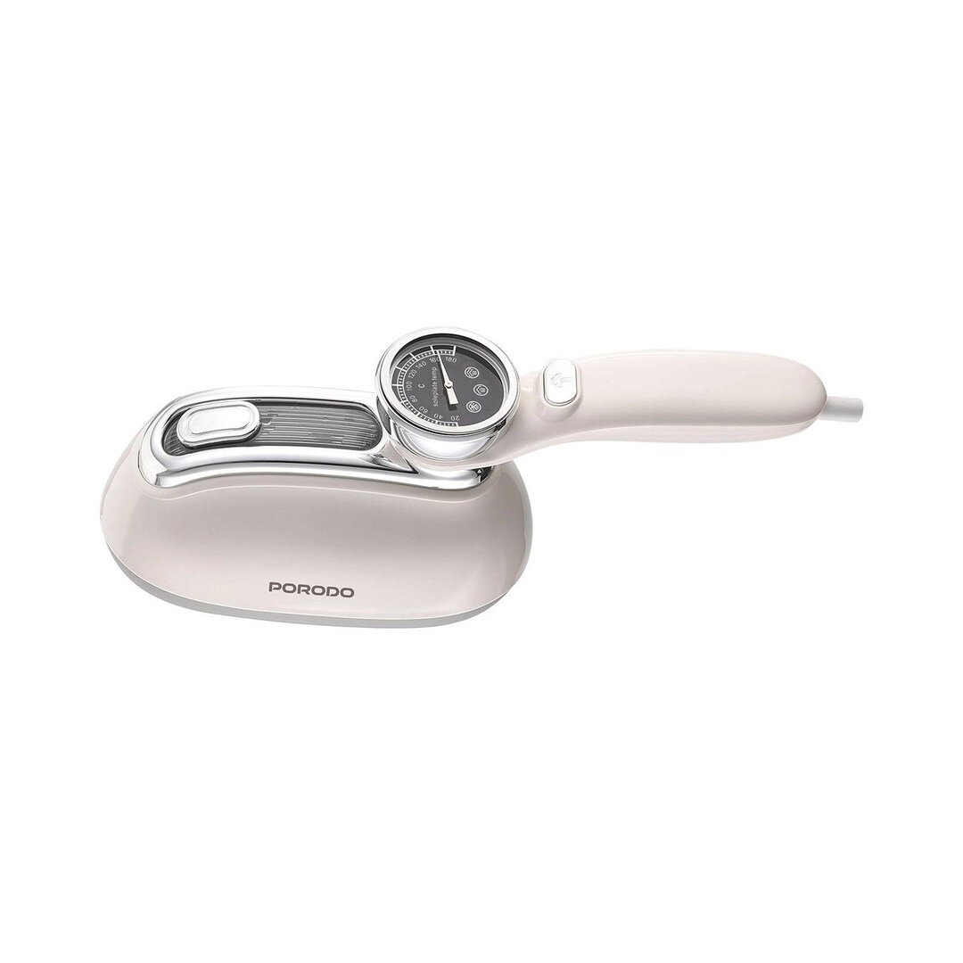 Porodo Lifestyle Retro Thermometer Steam & Heat Iron - 1200W 160mL 20-180°C