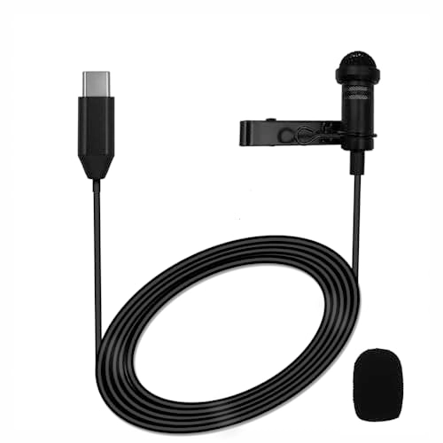 Lavalier Mikrofon 044 USB+3.5mm-Mini-Jack Microphone