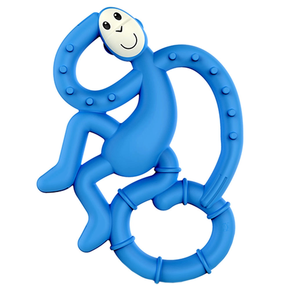 Mini Monkey Teether - Blue 3 Months