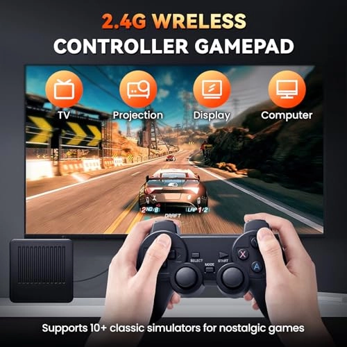 Retro Console - 39000 Giochi HDMI 4K 2 telecomandi wireless