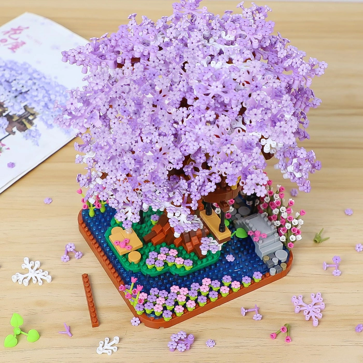 Cherry Blossom Bonsai Tree - Mini Micro 2200PCS