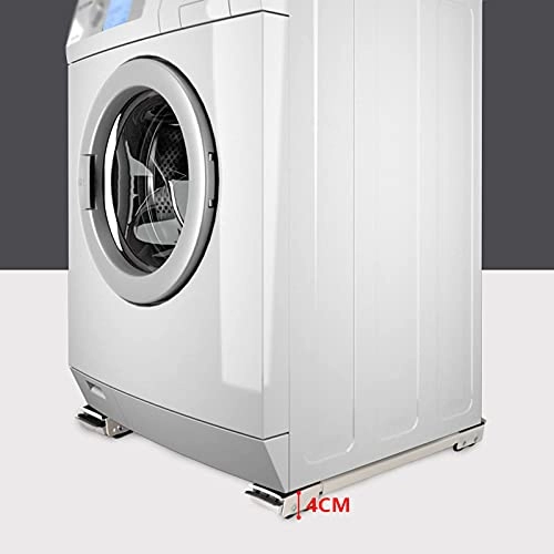 Washing Machine Base - Silver Adjustable 45-70cm