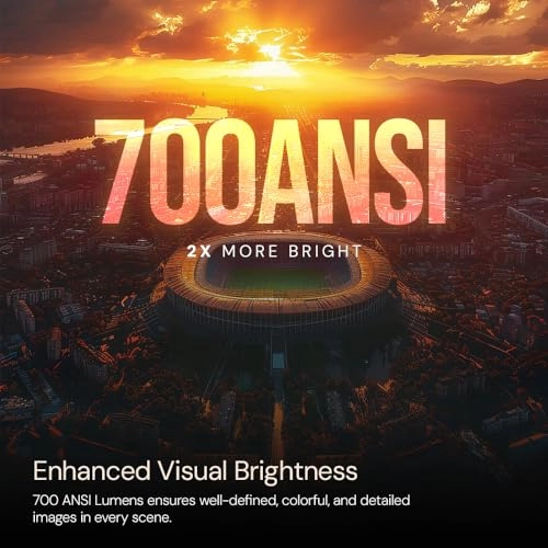 H24 Max PROJ-WO-114-AN 700 ANSI Lumens