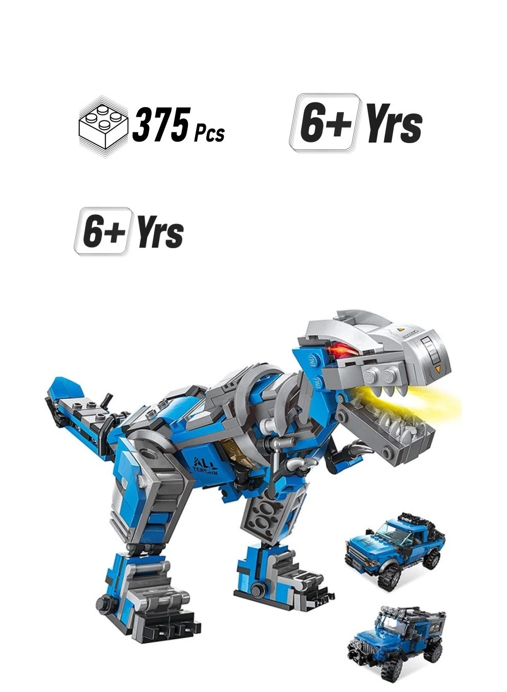Dinosaur Building Block Toys - 375 pcs