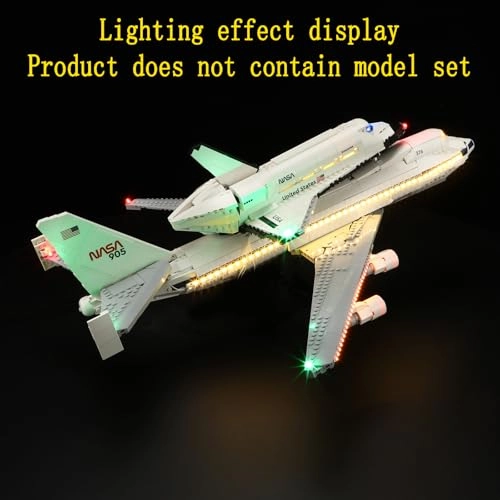 LED Light Kit for LEGO Shuttle Carrier Aircraft 10360 - Plastic Sport 1 4.5-5V