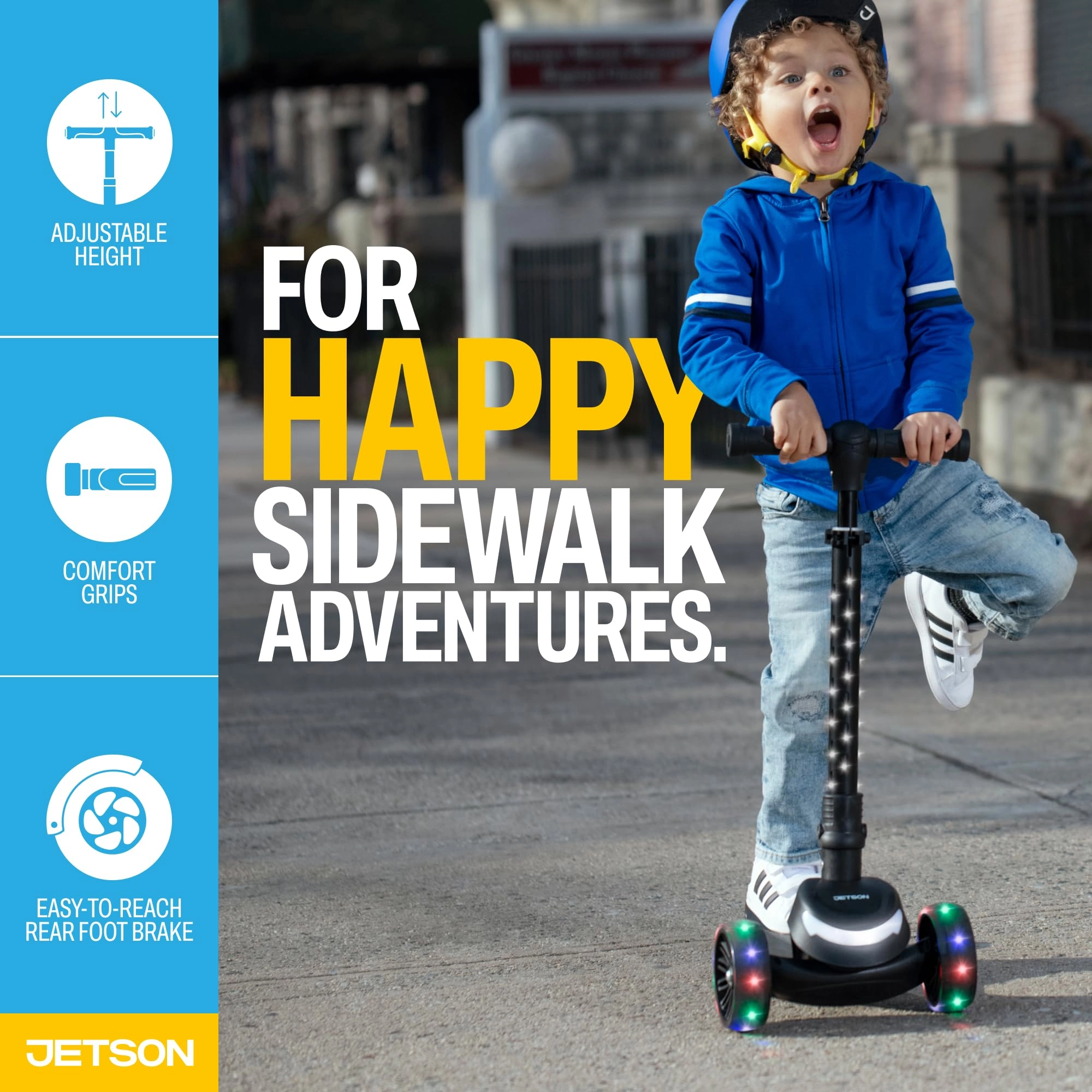 Jupiter Mini - 3-Wheel Foldable LED