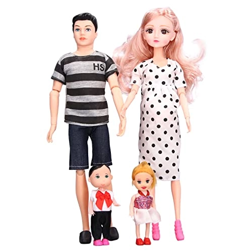Family Doll Set - Pink Plastic Ages 7+