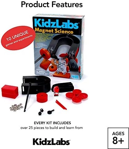 4M Magnet Science Kit Science and Magnetism - 8 years+ 12 pieces