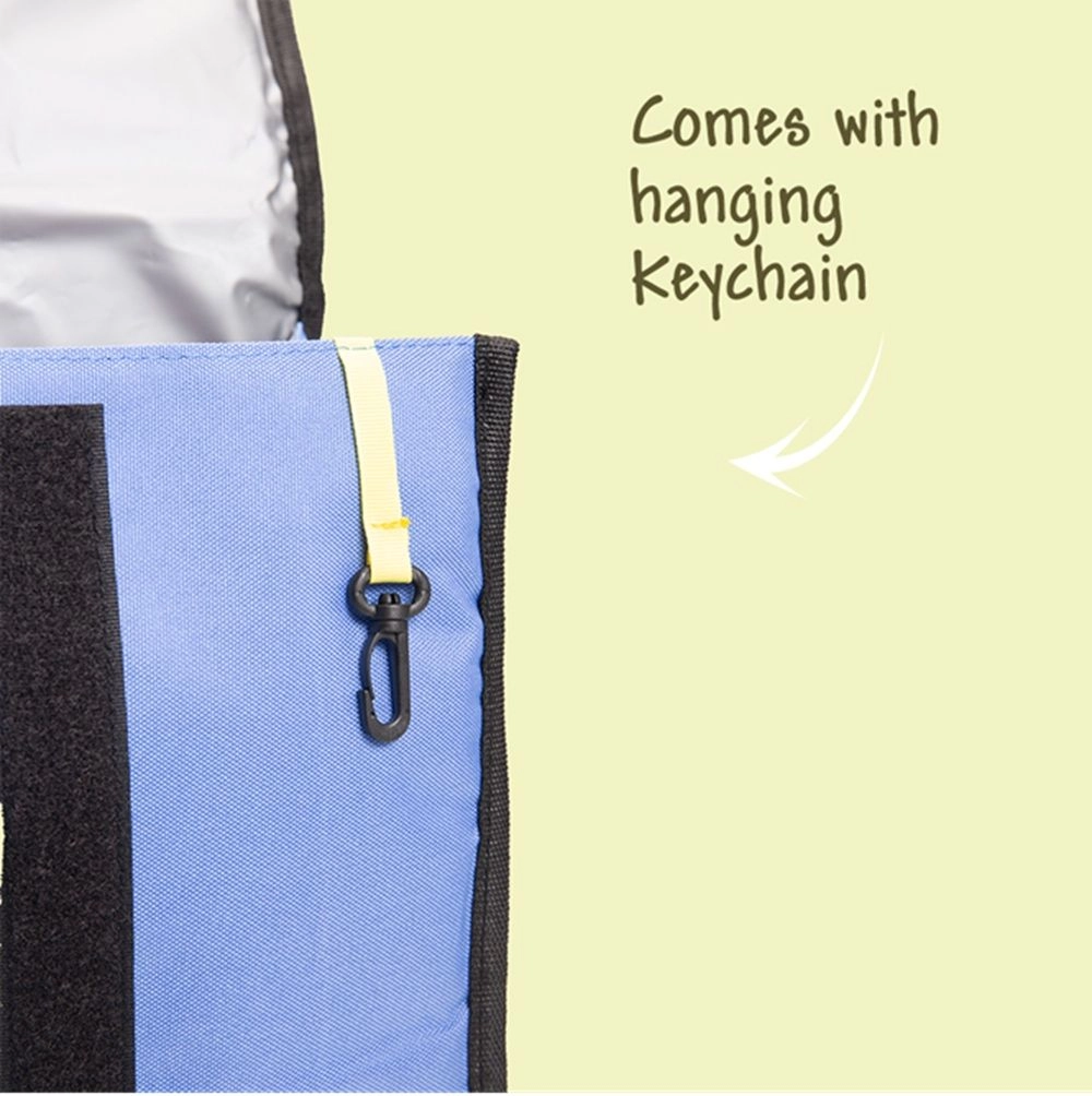 Lunch Bag - Grey And Black Insulated