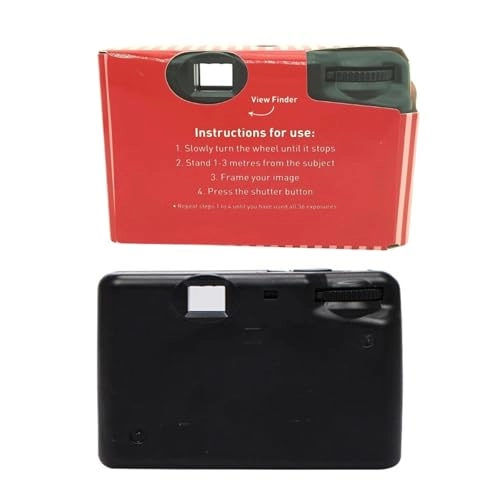 135 film camera - Preloaded B&W Film 24 Shots Not Focused