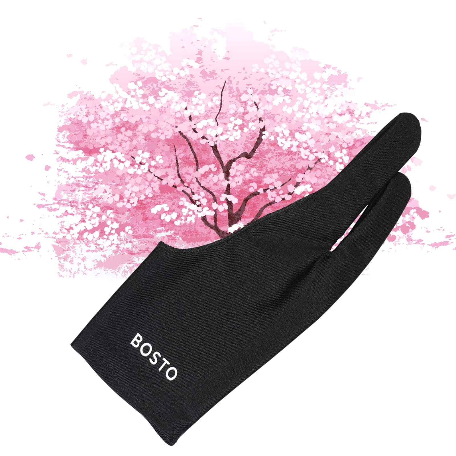 ZHONGE Two-Finger Cover - Black Free Size Right & Left Hand
