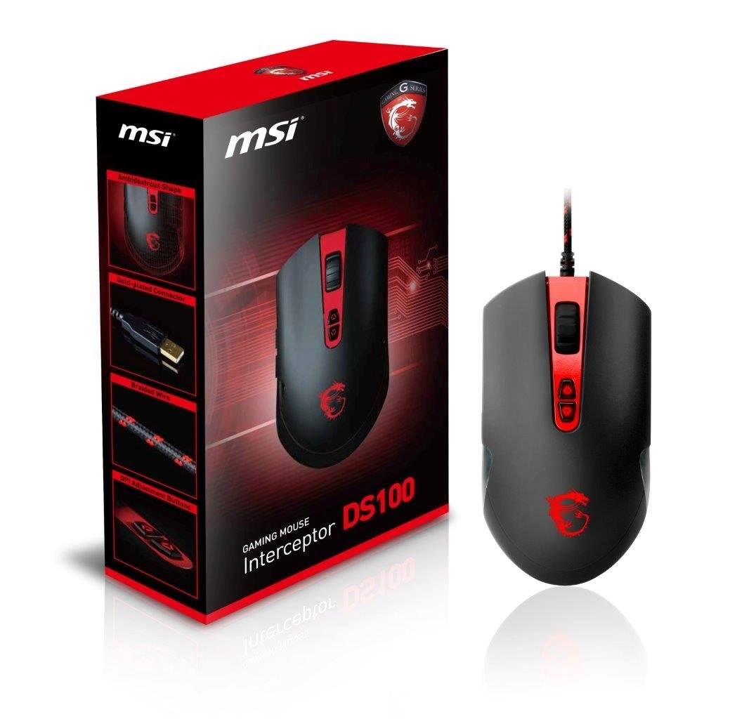 MSI Interceptor DS100 Gaming Mouse - USB