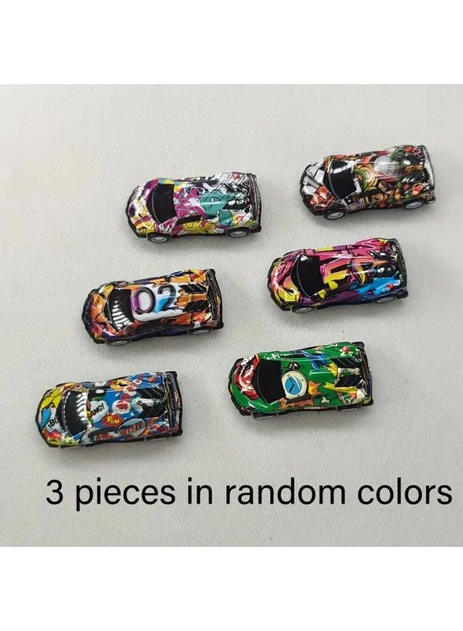 Generic Pull-Back Metal Car - 2.95-inch 3 pcs