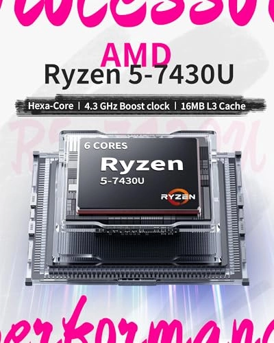 HP Laptop 17 - 17.3'' Ryzen 5-7430U 32GB DDR4 1TB SSD