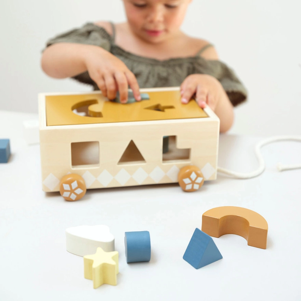 Shape Sorter Pull Cart - Suitable for 18 months & above