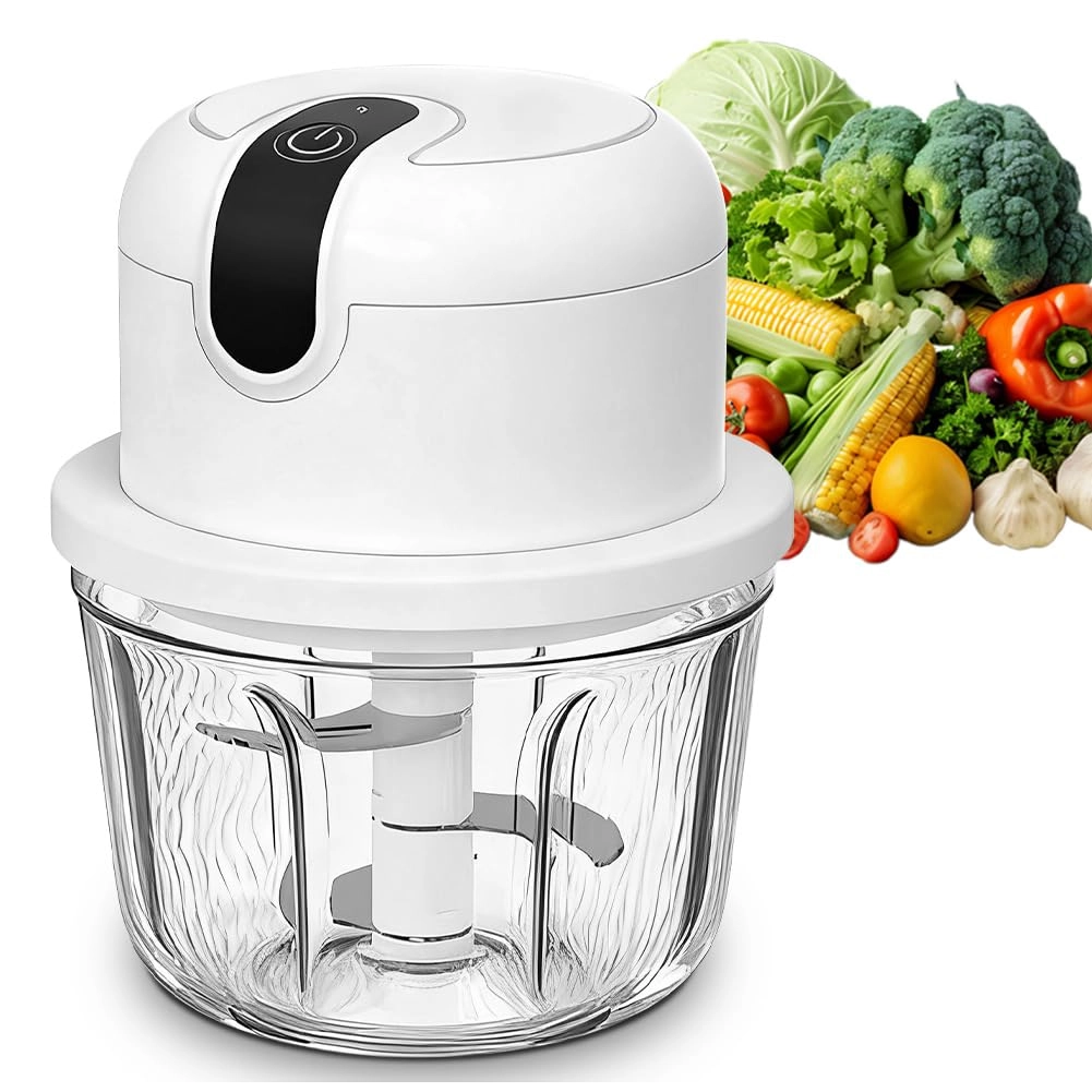 DASIAUTOEM Electric Kitchen Chopper - 350 ml USB Type-C Charging