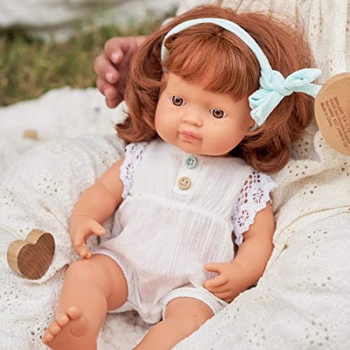 Educational Anatomically Correct Baby Doll - 15" Caucasian Red Hair