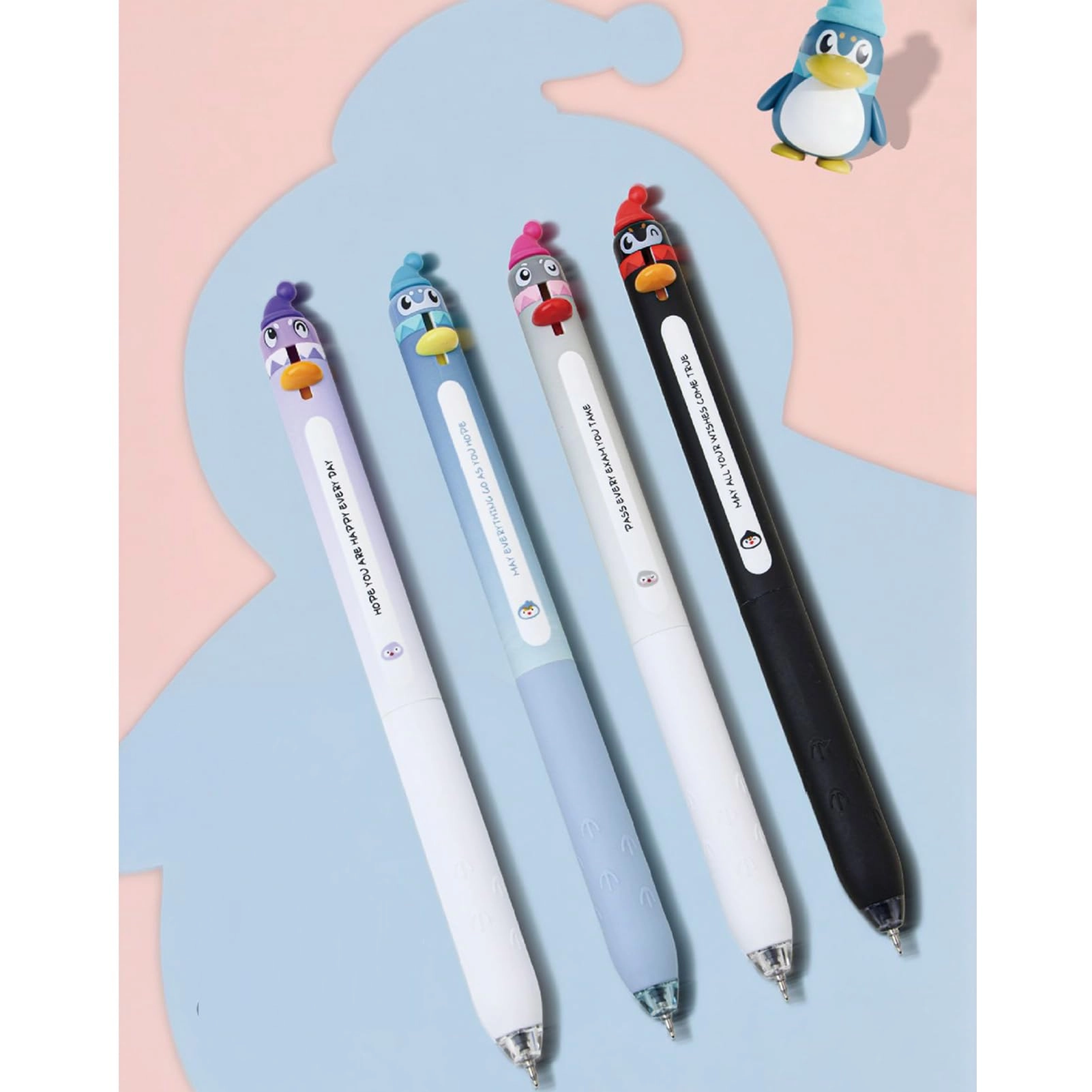 Gel Pen - 4Pcs 0.5mm