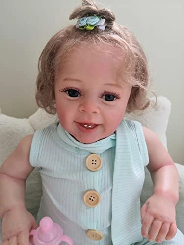 Yannik Reborn Child Doll - 24 Inch Brown Eyes Ages 3+