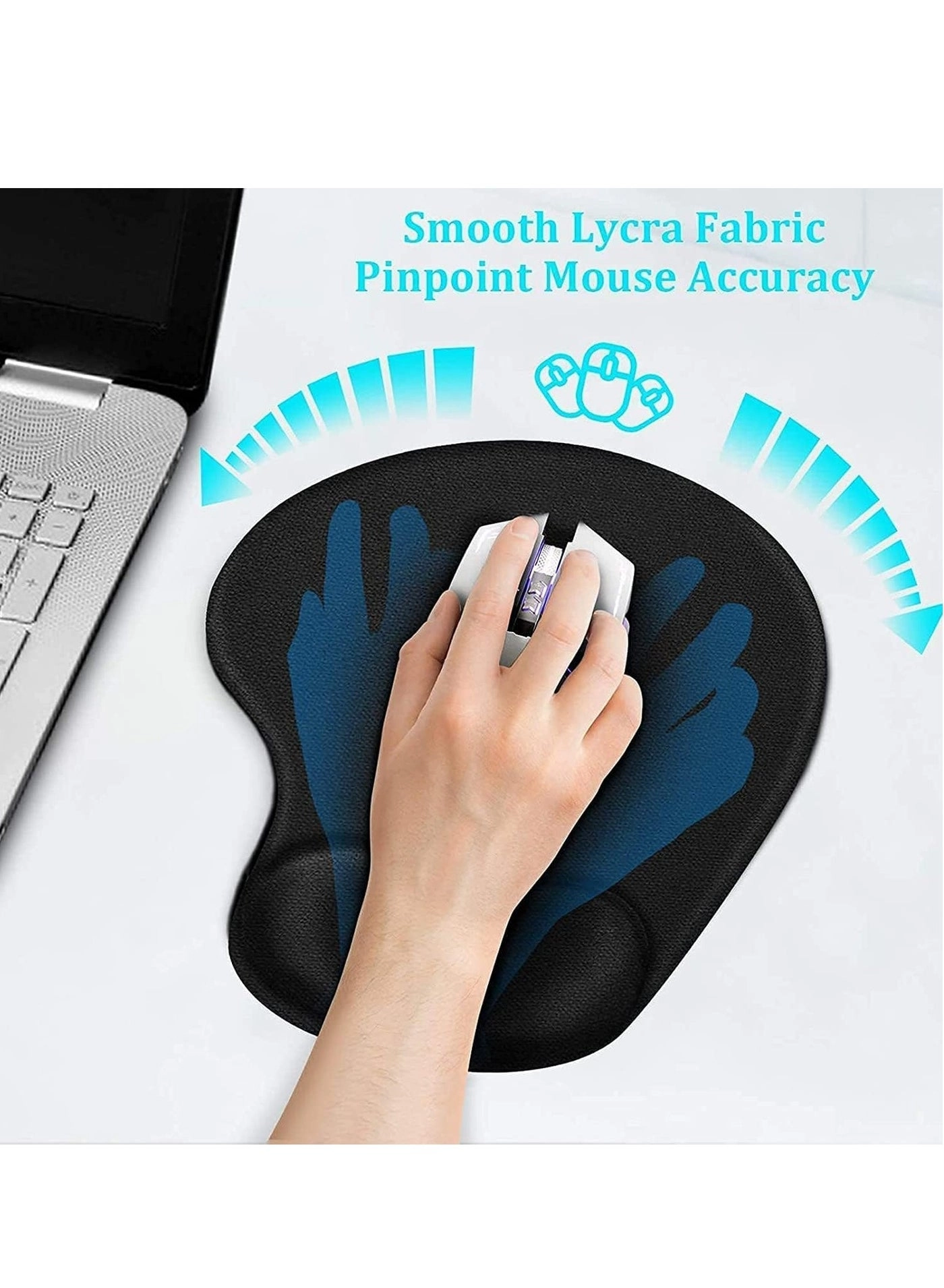 Gel Wrist Rest Ergonomic Mouse Pad