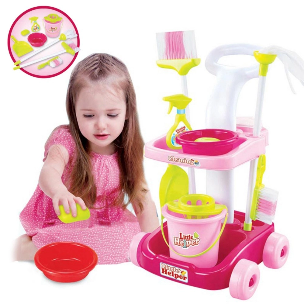 Kids Cleaning Trolley Set - Suitable for 3 years and above