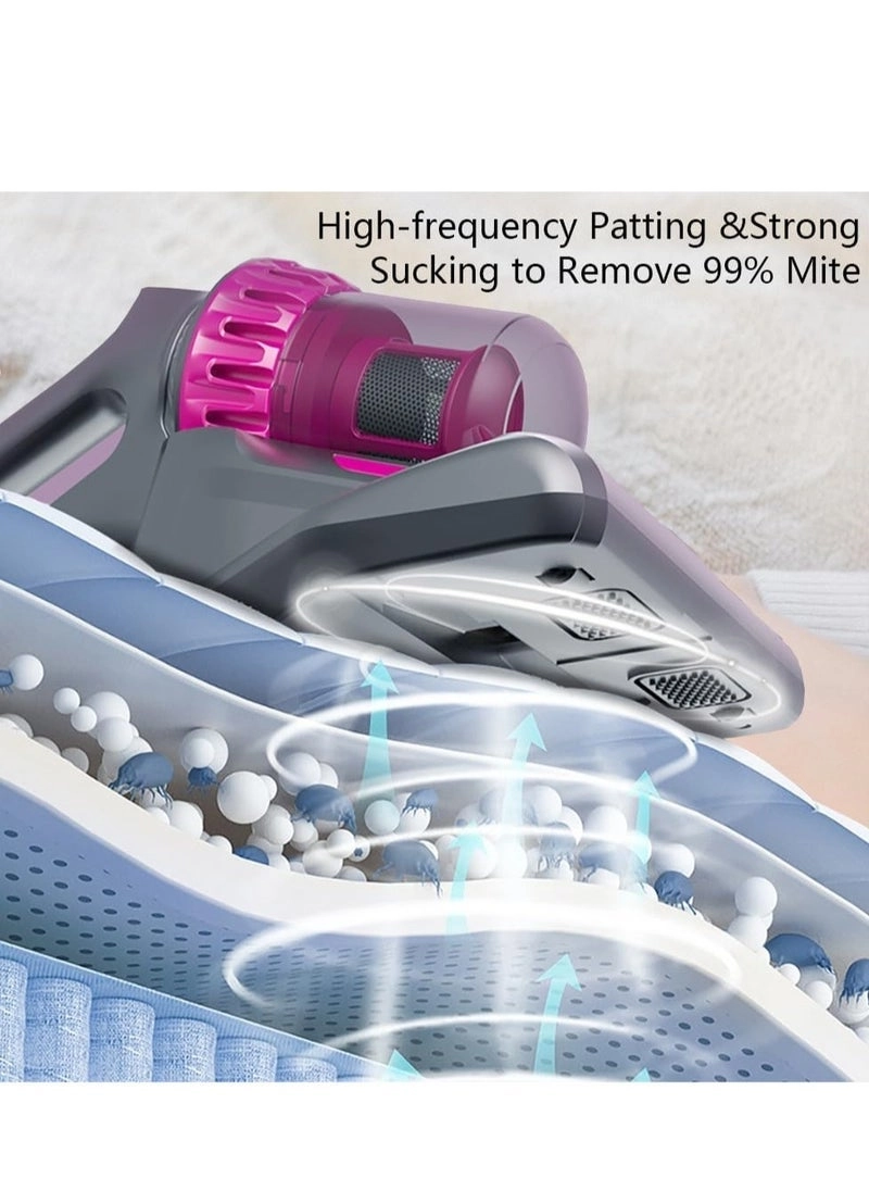 Compact Mattress Vacuum Cleaner - 100W 8000Pa UV Light