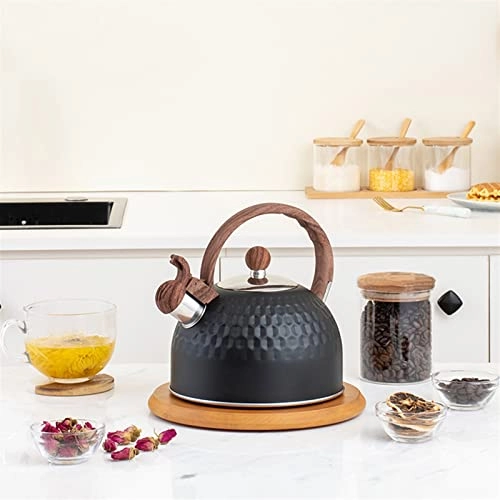 Kettle - Stainless Steel Whistling Black