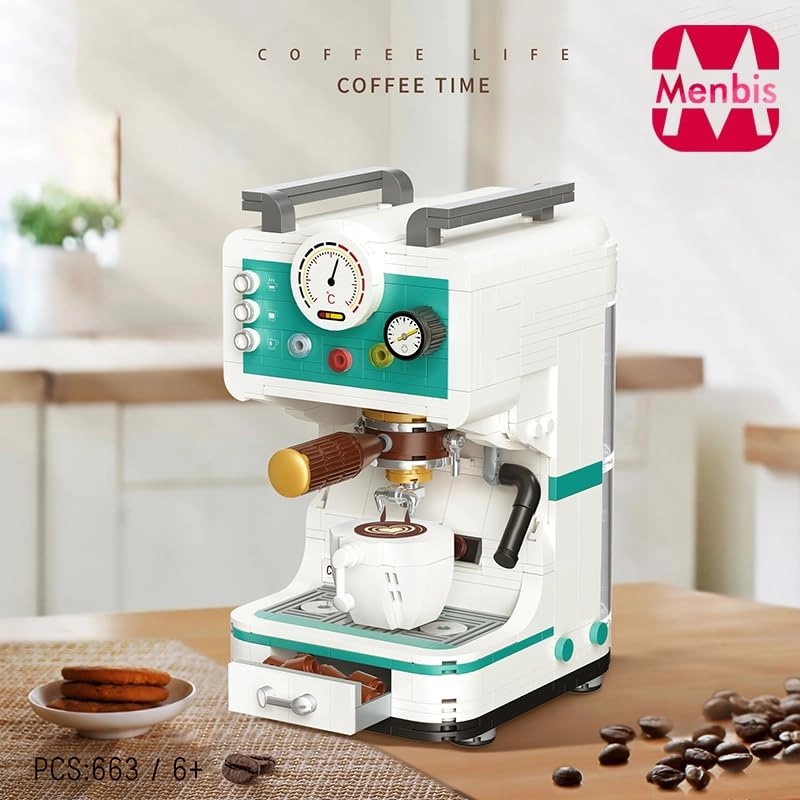 Building Block Coffee Machine - coffee maker 663pcs