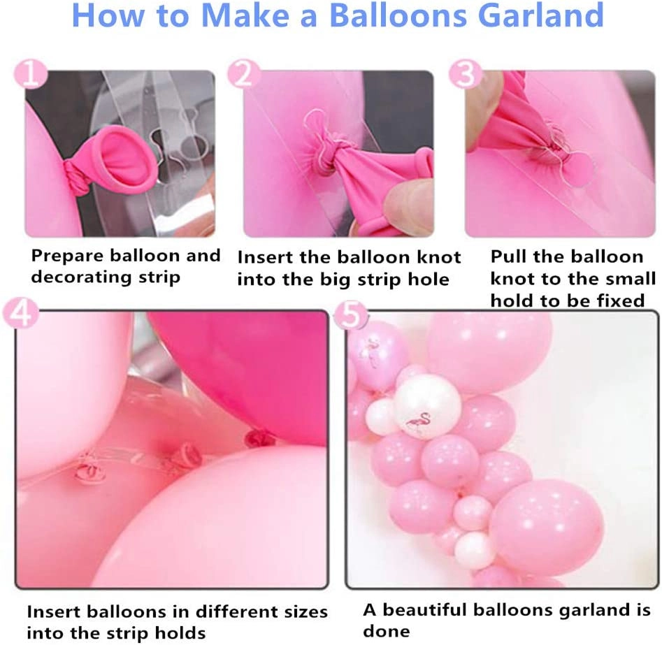 Pastel Balloons + Balloon Arch Kit - 104 Pcs Birthday Unicorn Party Baby Shower