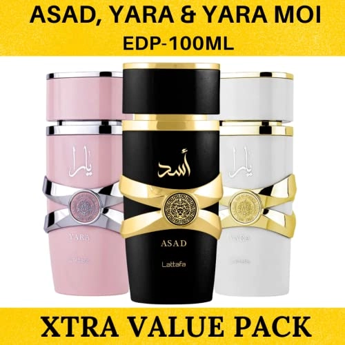 Yara + Yara Moi + Asad - Eau de Parfum 3 Piece